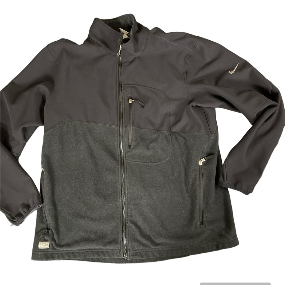Nike Performance Mens XXL Full Zip Fleece Nylon Jacket